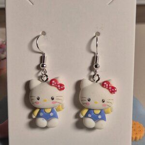 Sanrio Hello Kitty Cute Earrings Kawaii Accessories